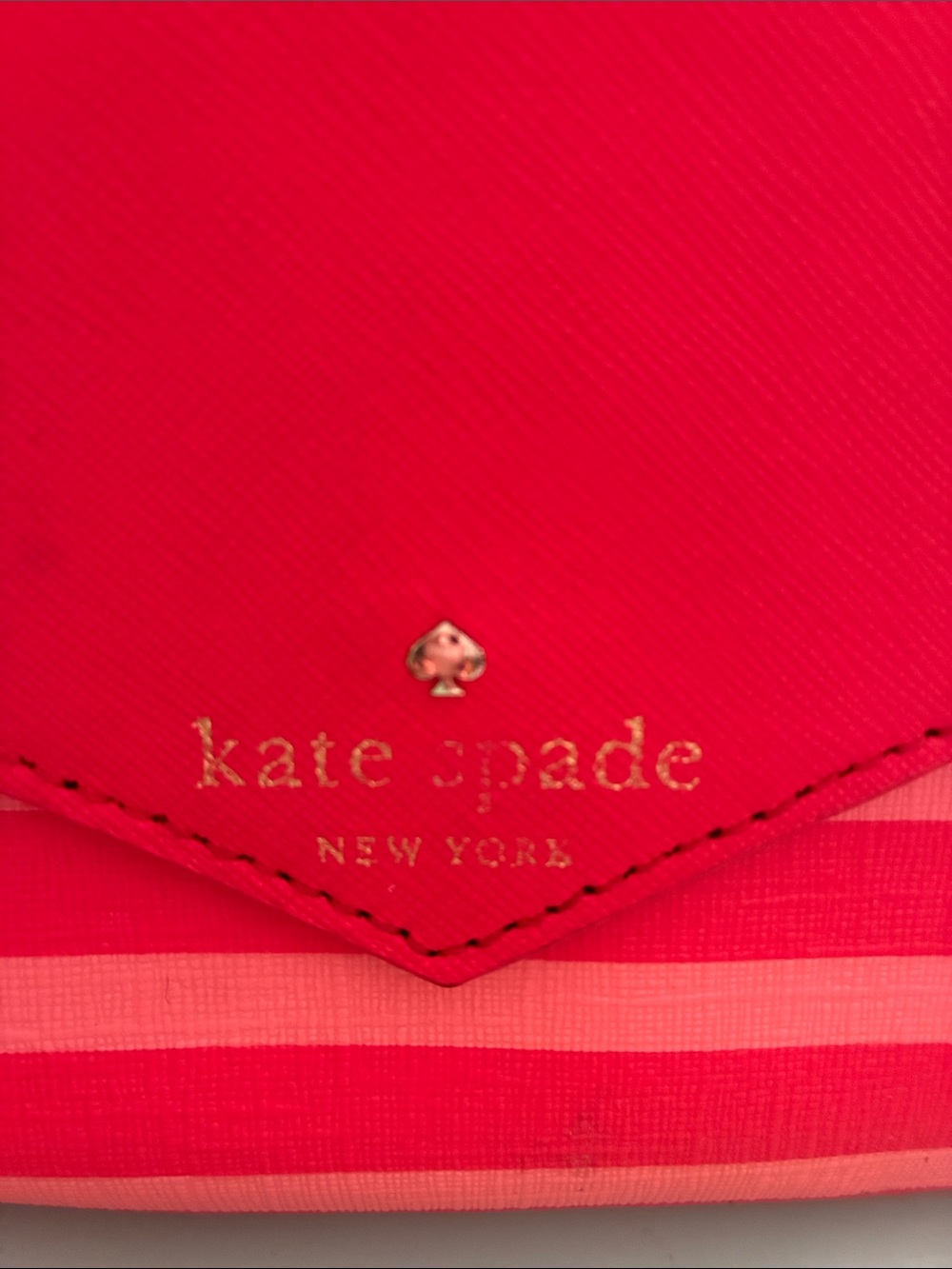 Kate Spade Envelope Style Red/Coral Crossbody - Picture 10 of 12